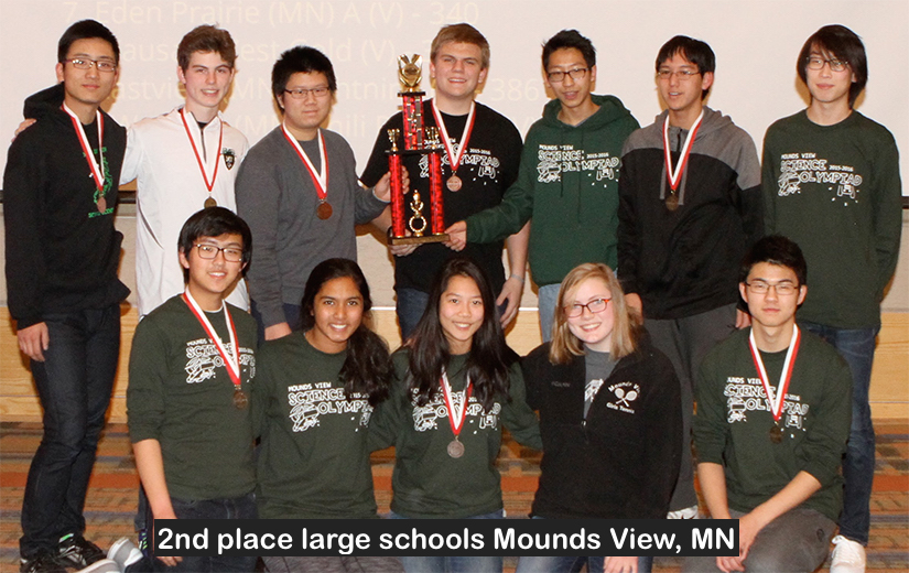 2nd place large schools Mounds View, MN